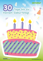 Motivationsposter Geburtstag