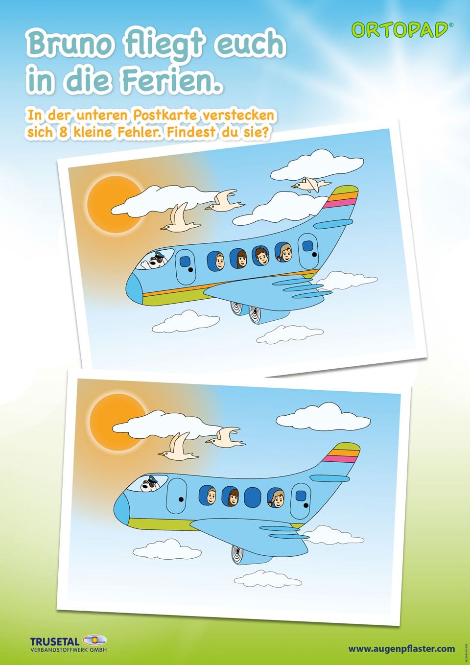 Vorschaubild Fehlersuche Bruno macht Ferien - Flugzeug